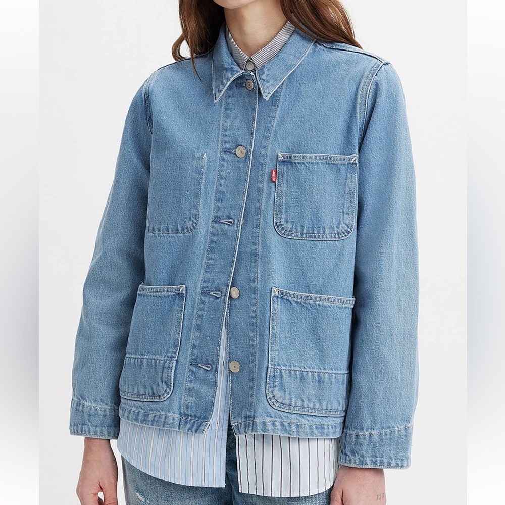 Levi's Light Blue Denim Jean Jacket - Picture 3 of 5